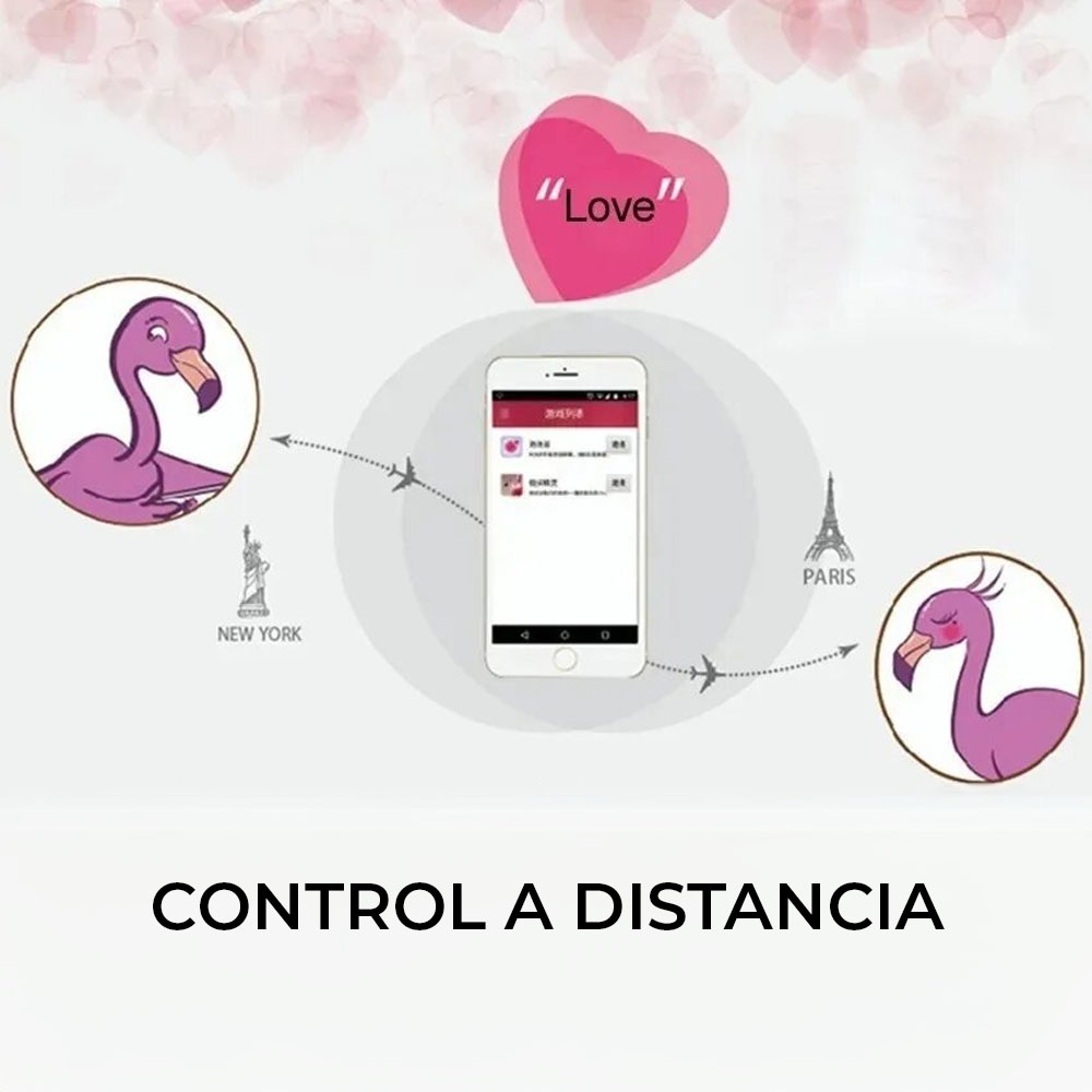 Vibrador Inalámbrico Magic Motion Flamingo con App