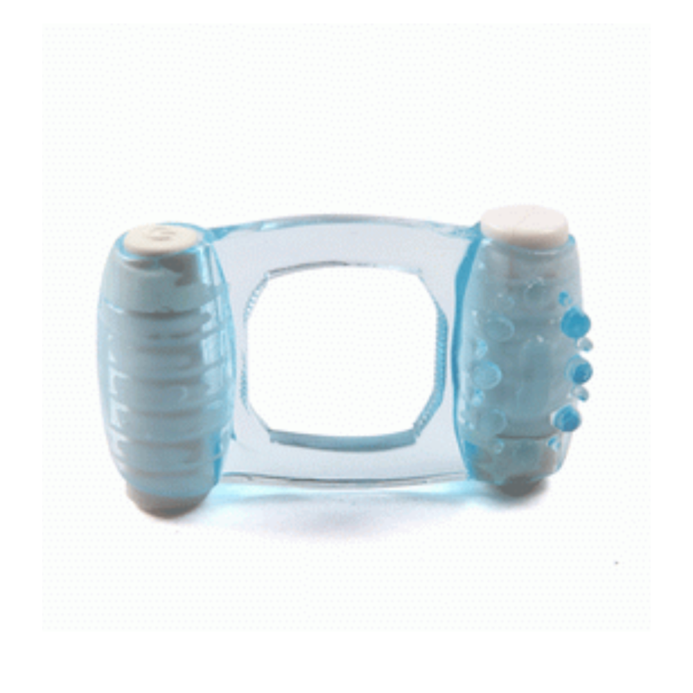 Imagen de Anillo Jelly Doble Vibrador, un juguete sexual con doble vibración para clítoris y ano.