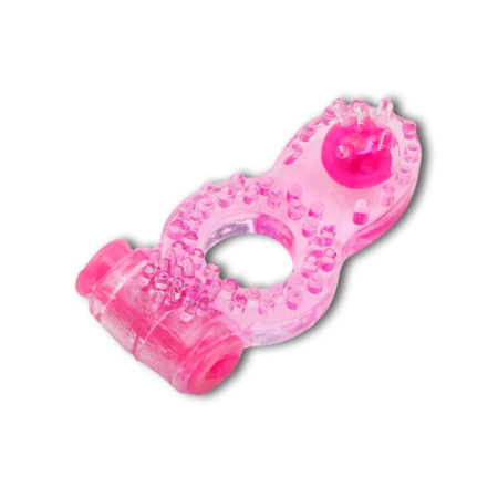 Anillo Vibrador con Perla