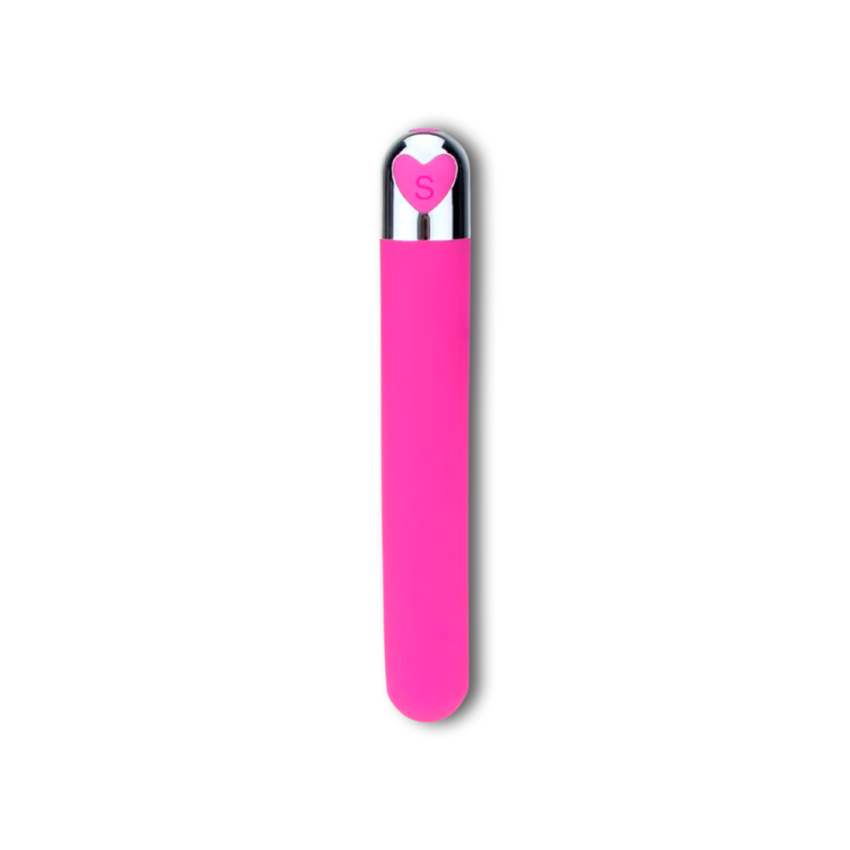 Mini Bala Vibradora Recargable 10 Modos - 13.7cm