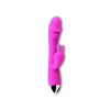 Vibrador Fama Premium de Silicona Médica con Estimulador de Clítoris – 21 cm