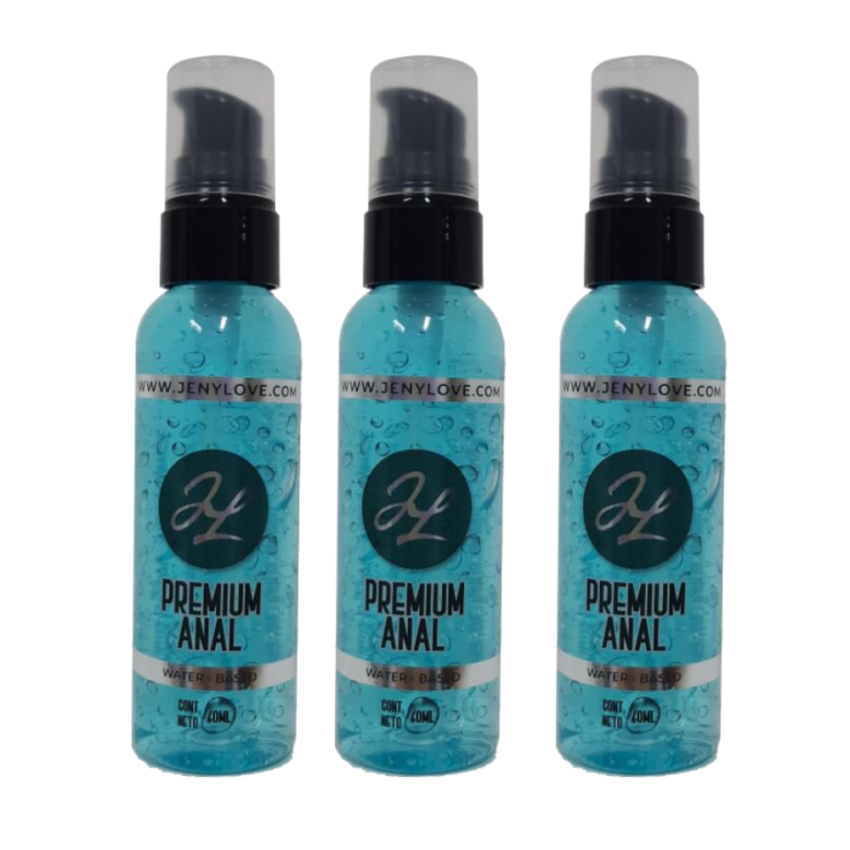 Triple Pack Gel Lubricante Anal con Anestesia