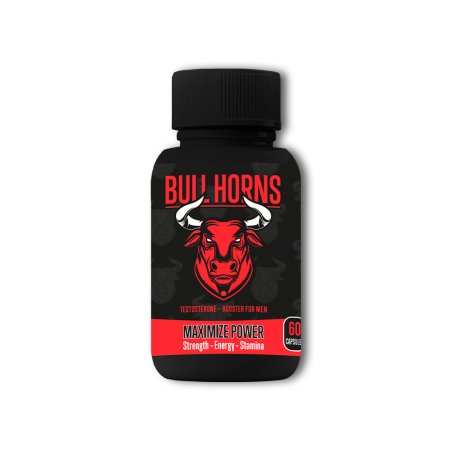 Bull Horns – Suplemento Sexual Natural Masculino (60 Cápsulas)