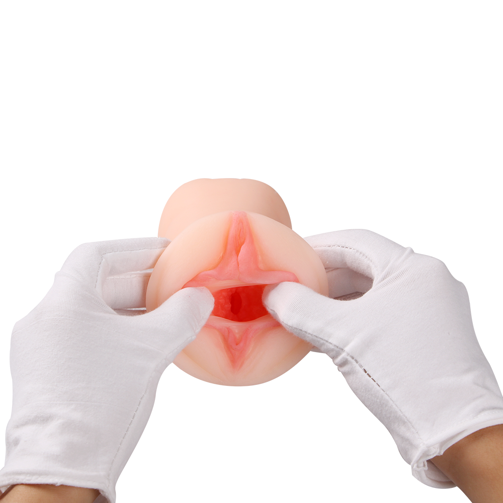 Masturbador Masculino Realista Ano y Vagina Reutilizable - 17 Cm
