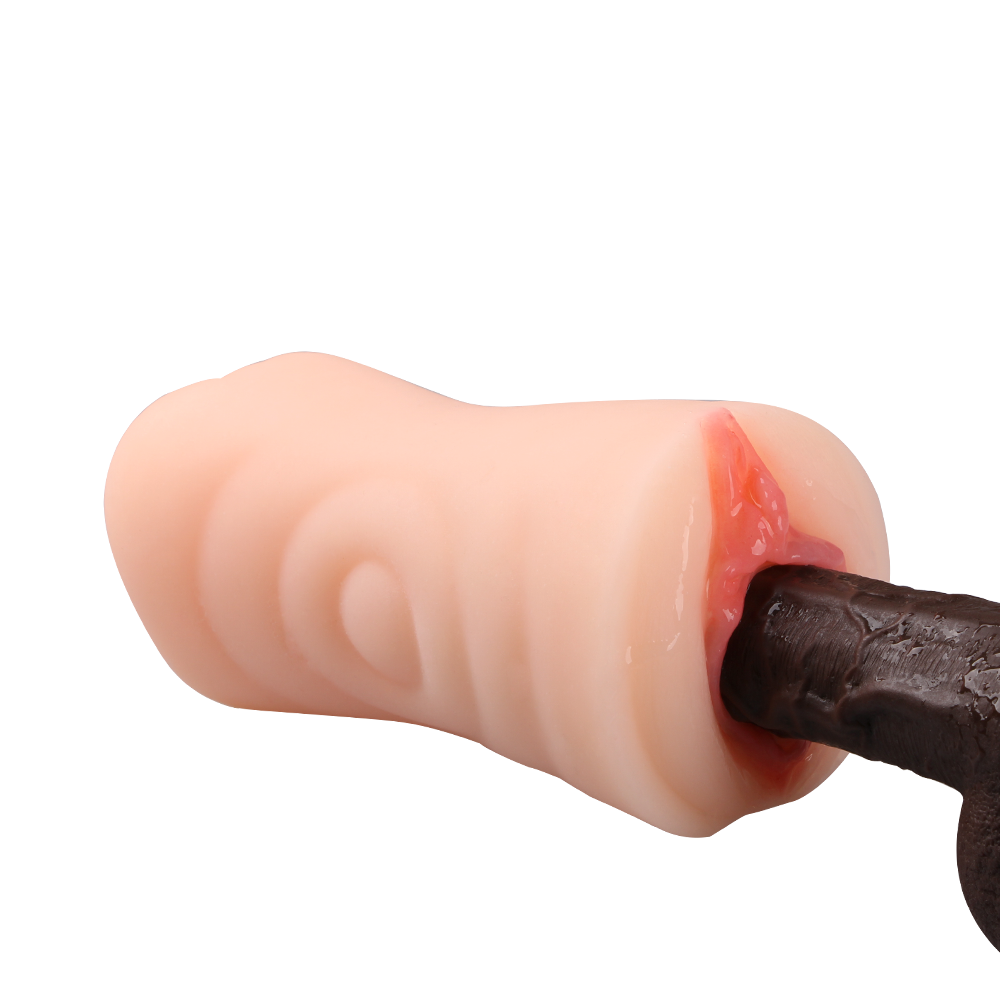 Masturbador Masculino Realista Ano y Vagina Reutilizable - 17 Cm
