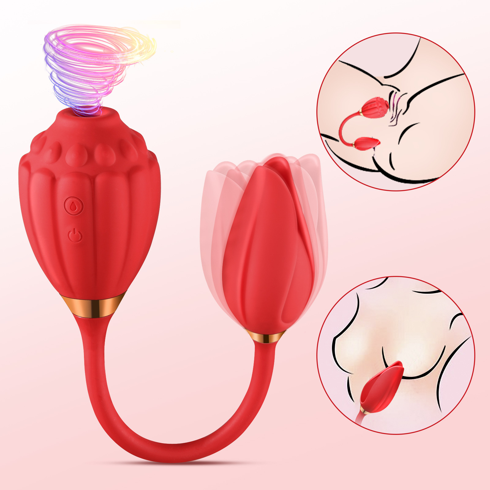 Vibrador Flor con Lengua Plus