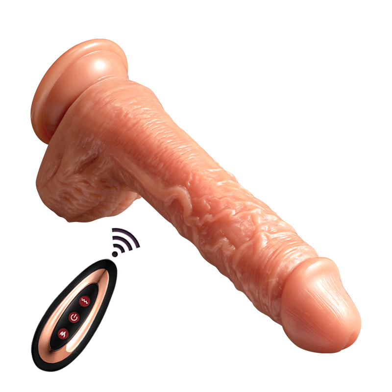 Consolador Realista de Silicona con Control Remoto – 19,5 cm