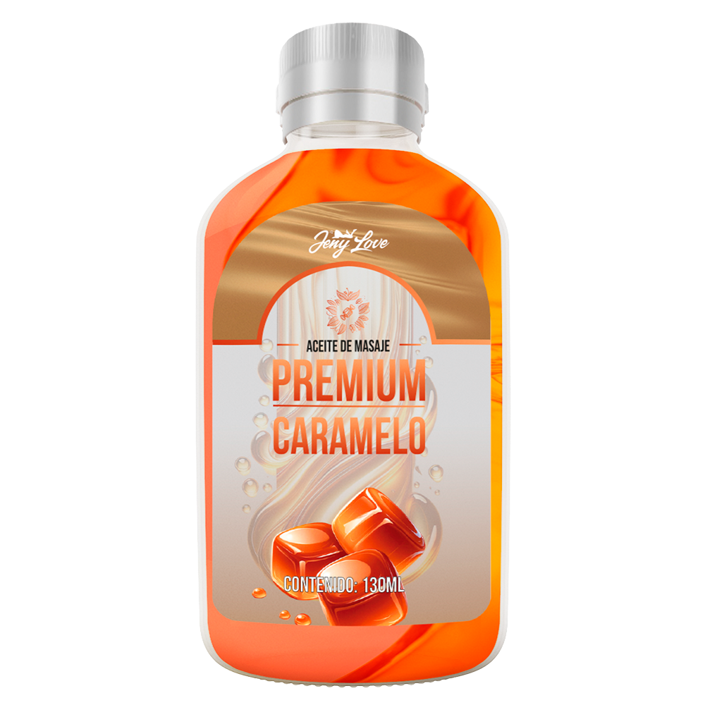 Aceite de Masajes Íntimo Premium Aroma a Caramelo 130ml - JenyLove