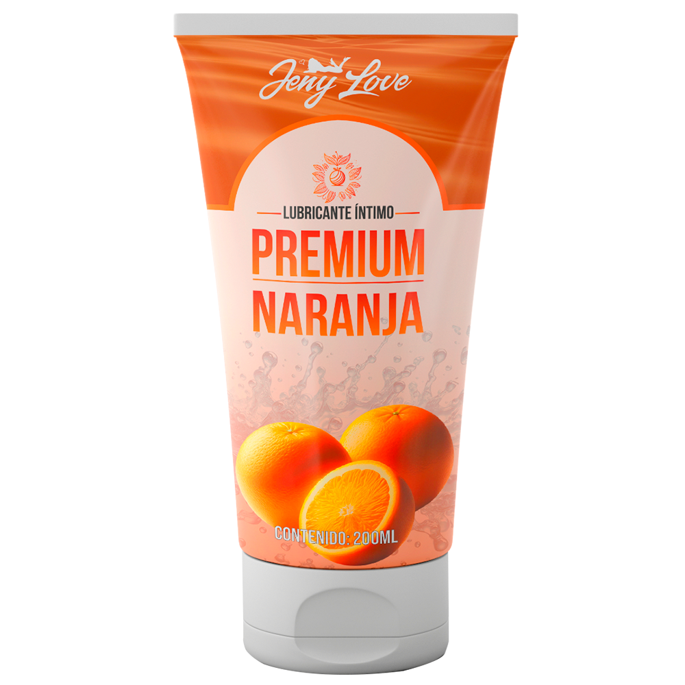 Lubricante Íntimo Premium Aroma a Naranja 200ml - JenyLove