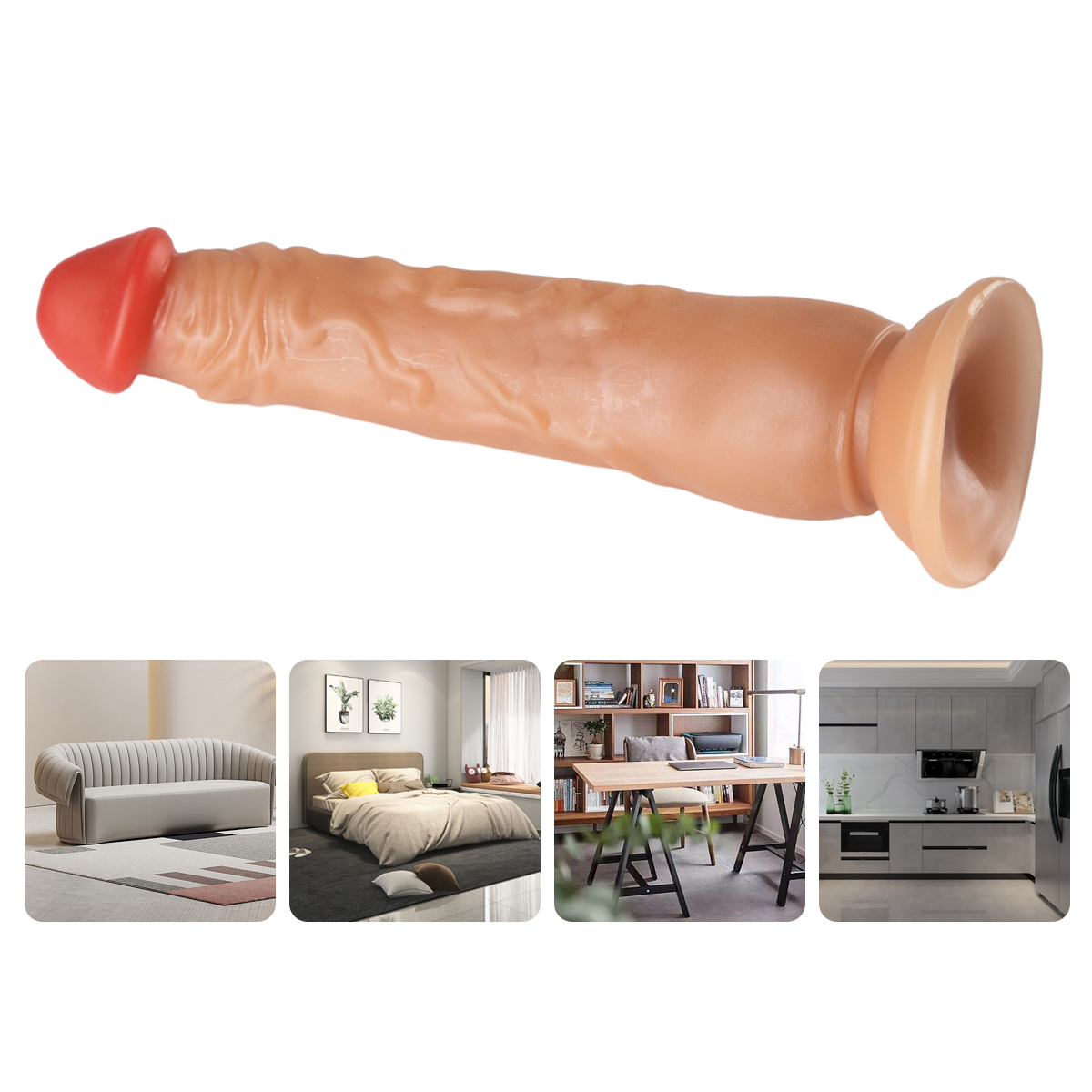 Consolador Realista Lance's Cock de 23 cm