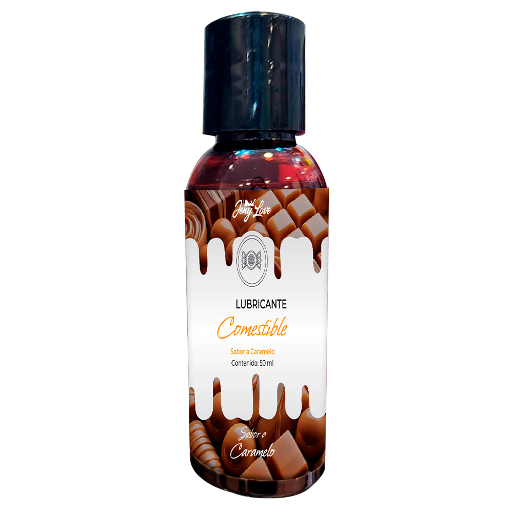 Lubricante Comestible Sabor a Caramelo 50 ml - JenyLove