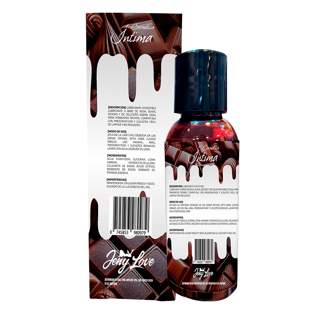 Lubricante Comestible Sabor a Chocolate 50 ml – JenyLove