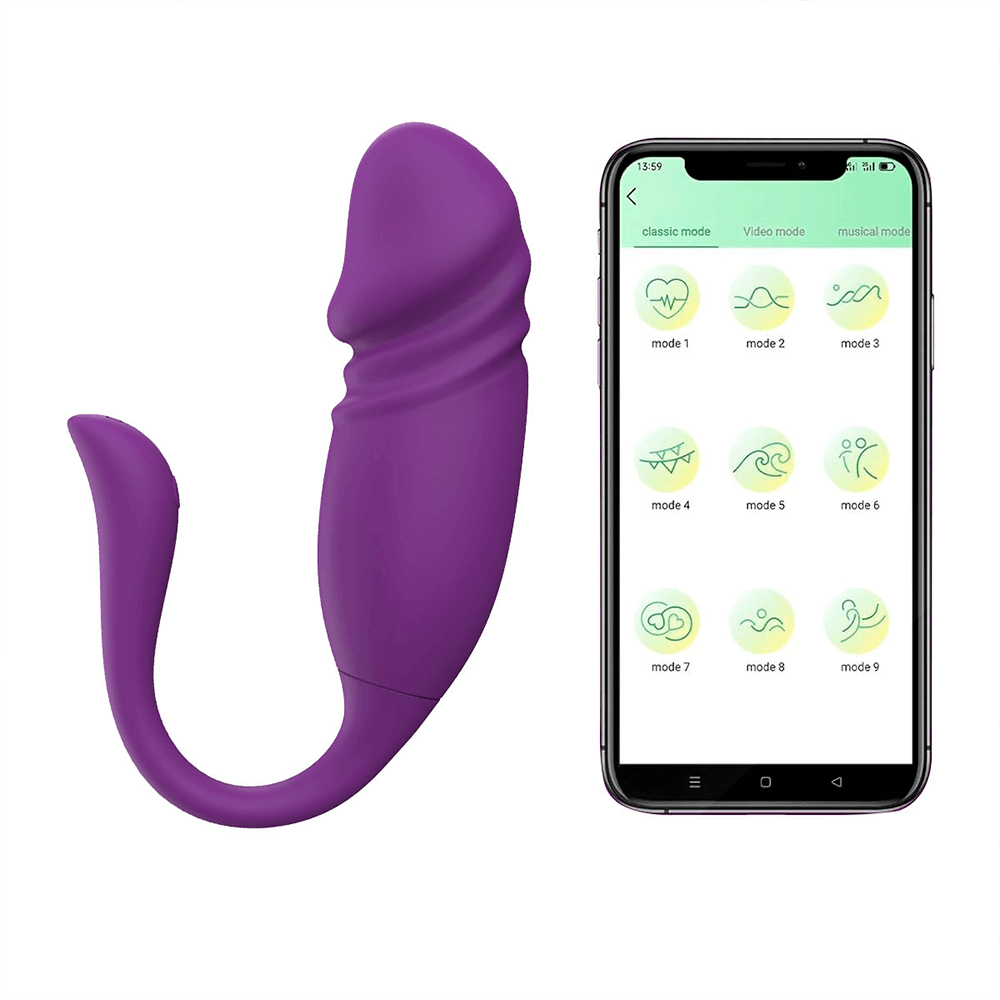 Vibrador Doble Con Control por App – 9 Modos De Empuje