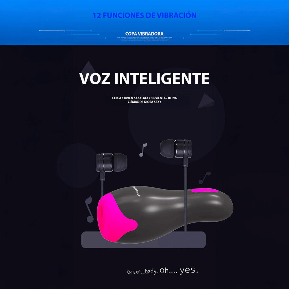 Masturbador Masculino con Vibración JL 9
