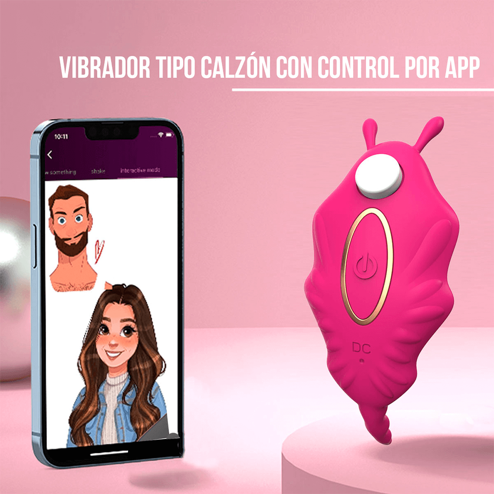 Vibrador Tipo Calzón con Control por App