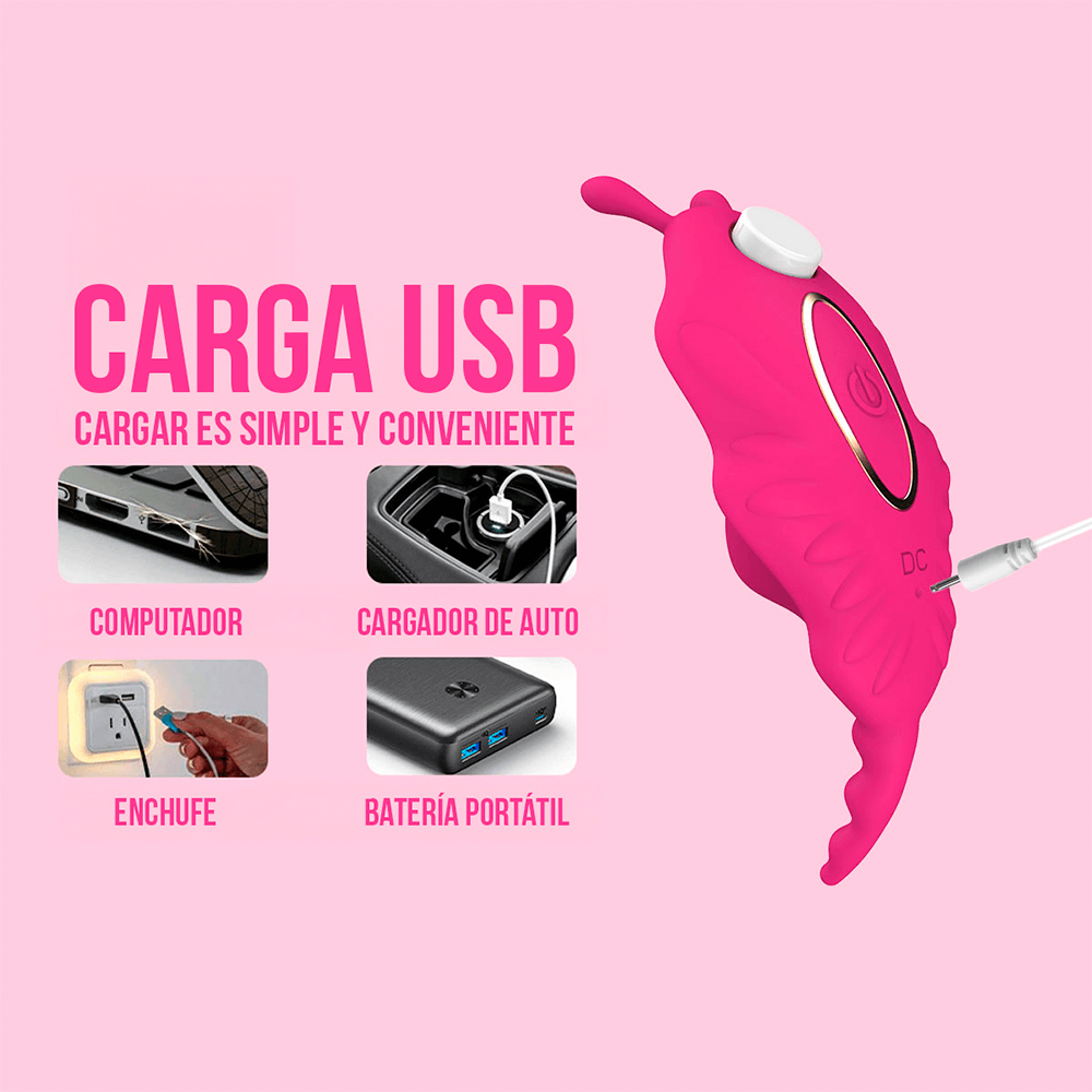 Vibrador Tipo Calzón con Control por App