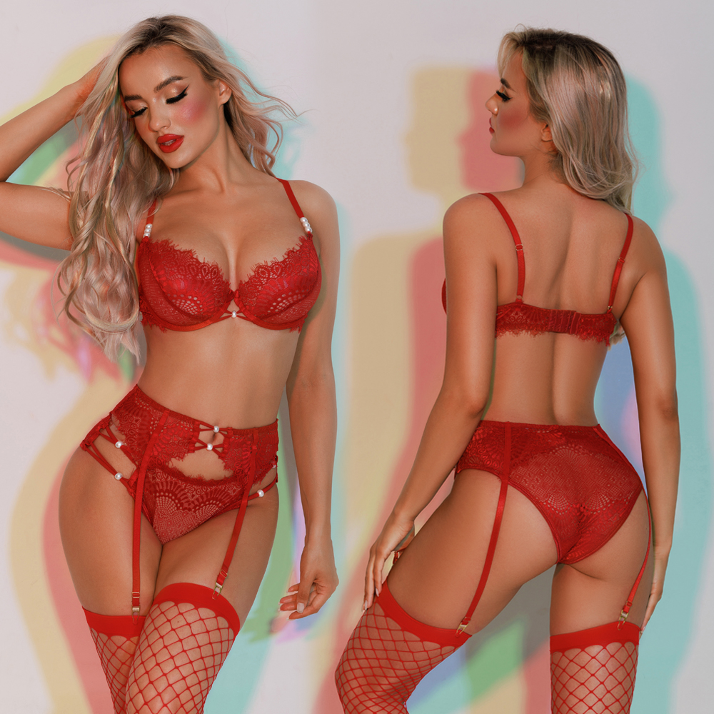 Lencería Roja Sexy – Talla Única