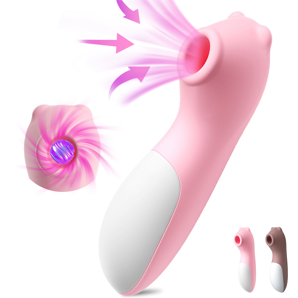 Vibrador de Succión de Clítoris con Forma de Osito