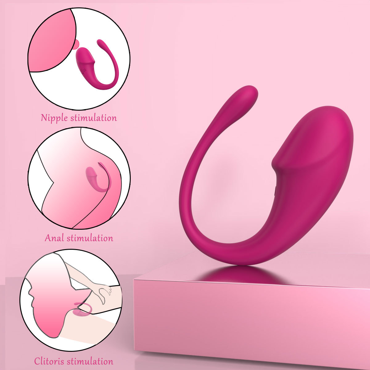 Vibrador Inalámbrico con APP – 9 Modos de Vibración