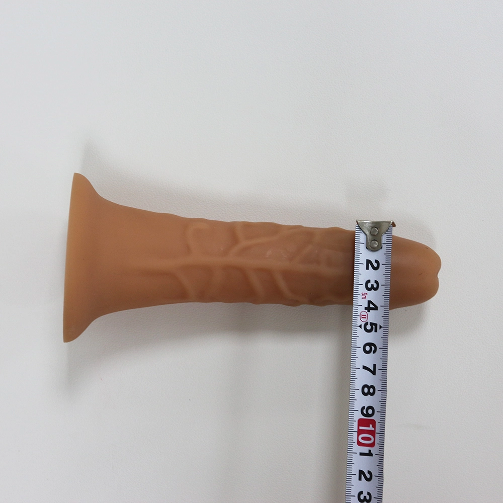 Prótesis Peneana Hueca de Silicona 16 cm Impermeable y Ajustable