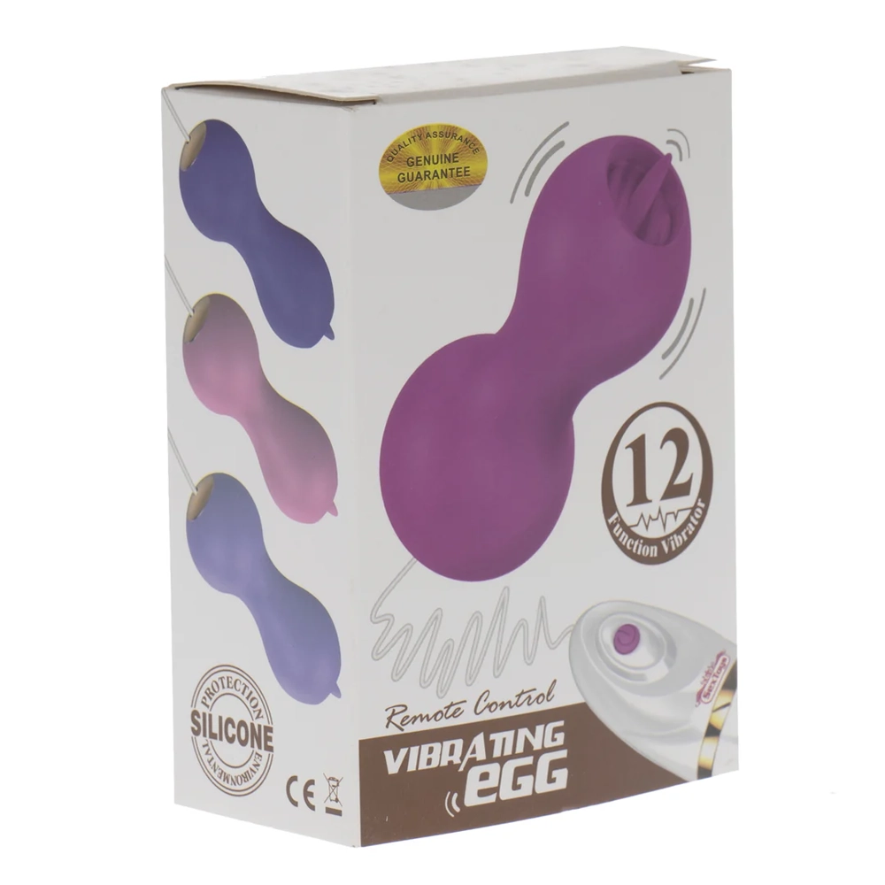 Huevo Vibrador de Silicona 12 Funciones