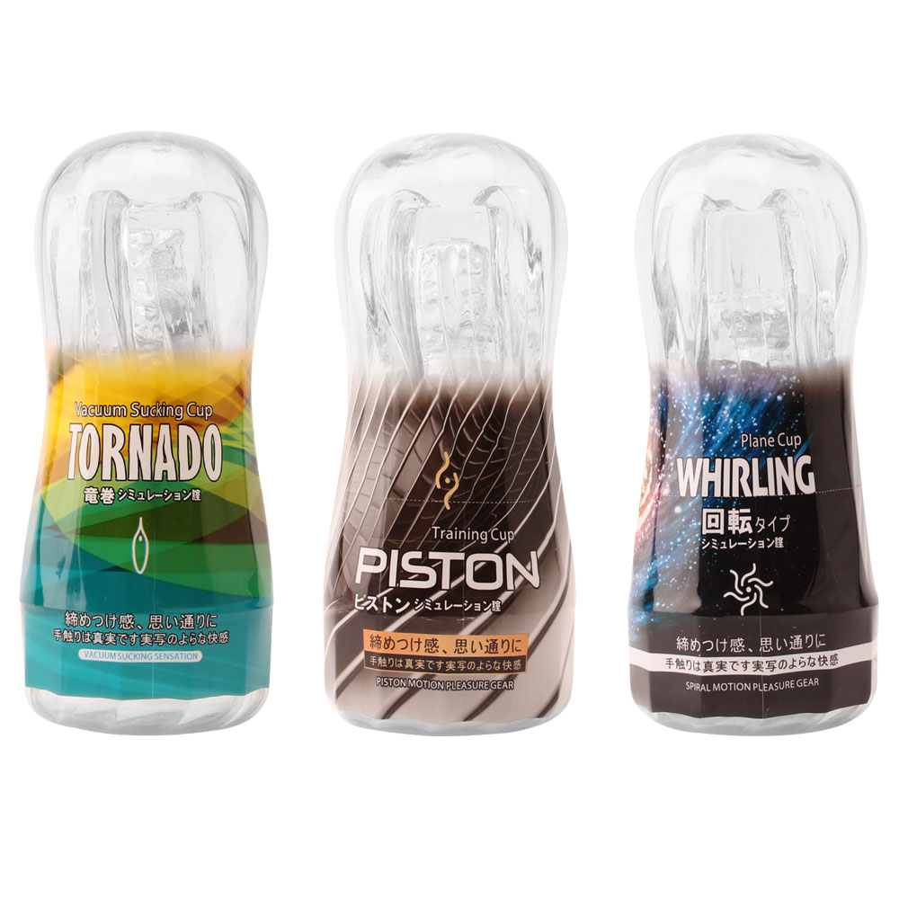 Masturbador Masculino Piston Training Cup Transparente