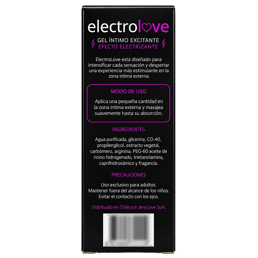 ElectroLove Gel Íntimo Excitante Efecto Electrificante 2 g